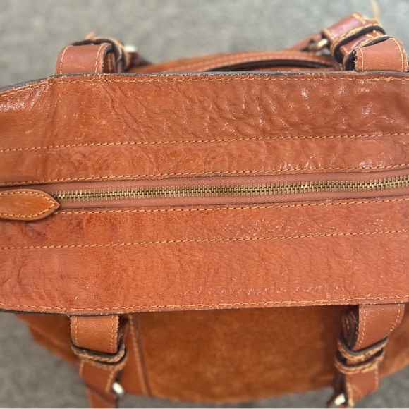 Massimo Dutti Brown Suede Tote Bag - Picture 4 of 8